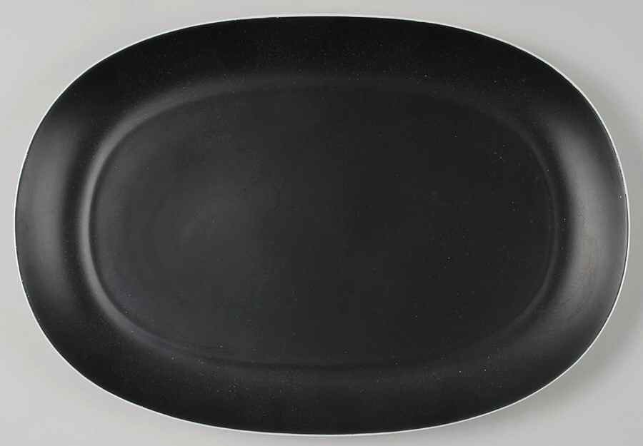 Noche 14" Oval Serving Platter by Block-1
