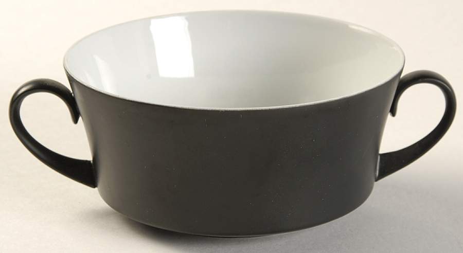 Noche Flat Cream Soup Bowl by Block-1