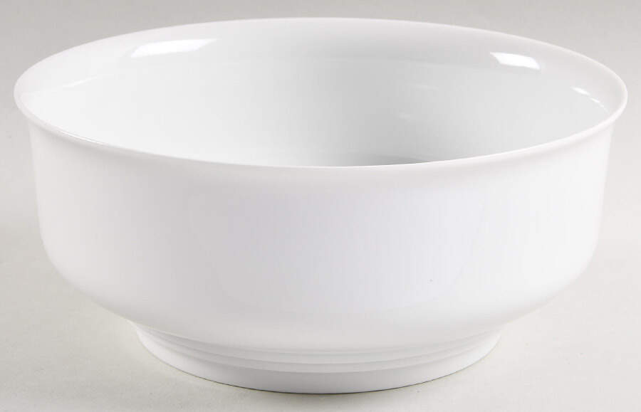 Odyssey White 8" Round Vegetable Bowl by Block-1