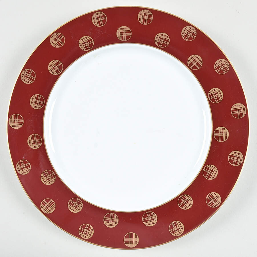 Orbit Red Dinner Plate by Block-1
