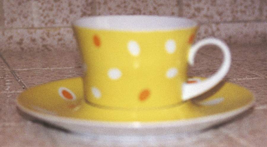 Oriente Flat Cup & Saucer Set by Block-1
