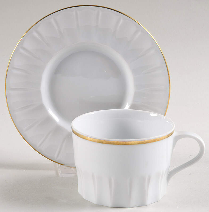 Palacio Flat Cup & Saucer Set by Block-1