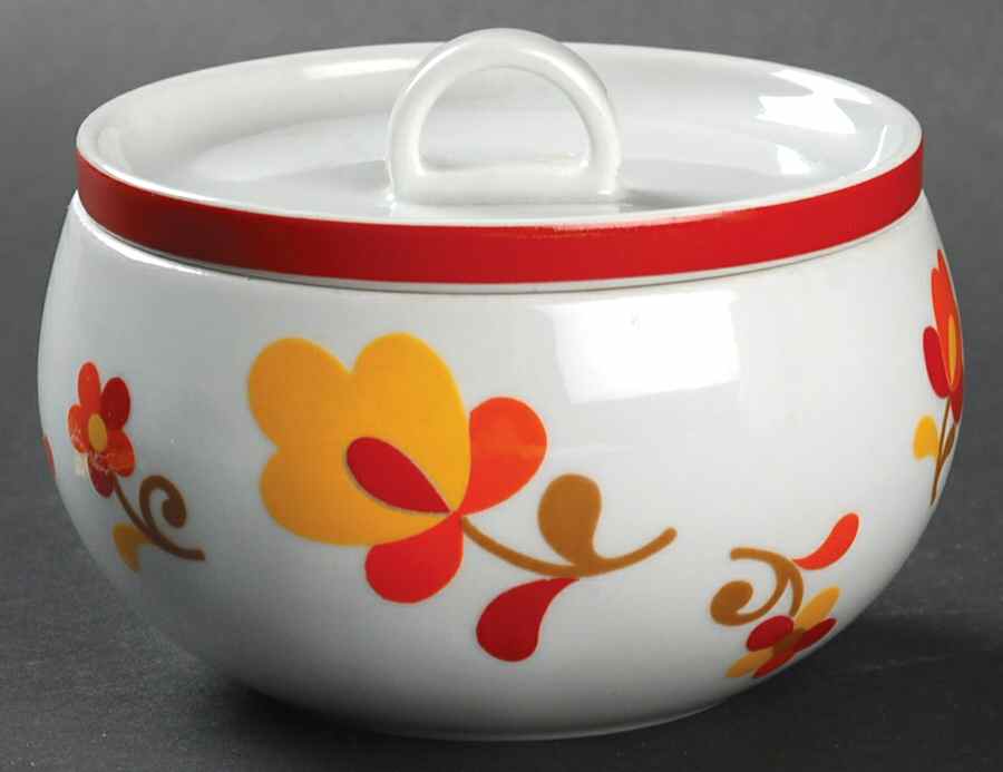 Paprika Sugar Bowl & Lid by Block-1