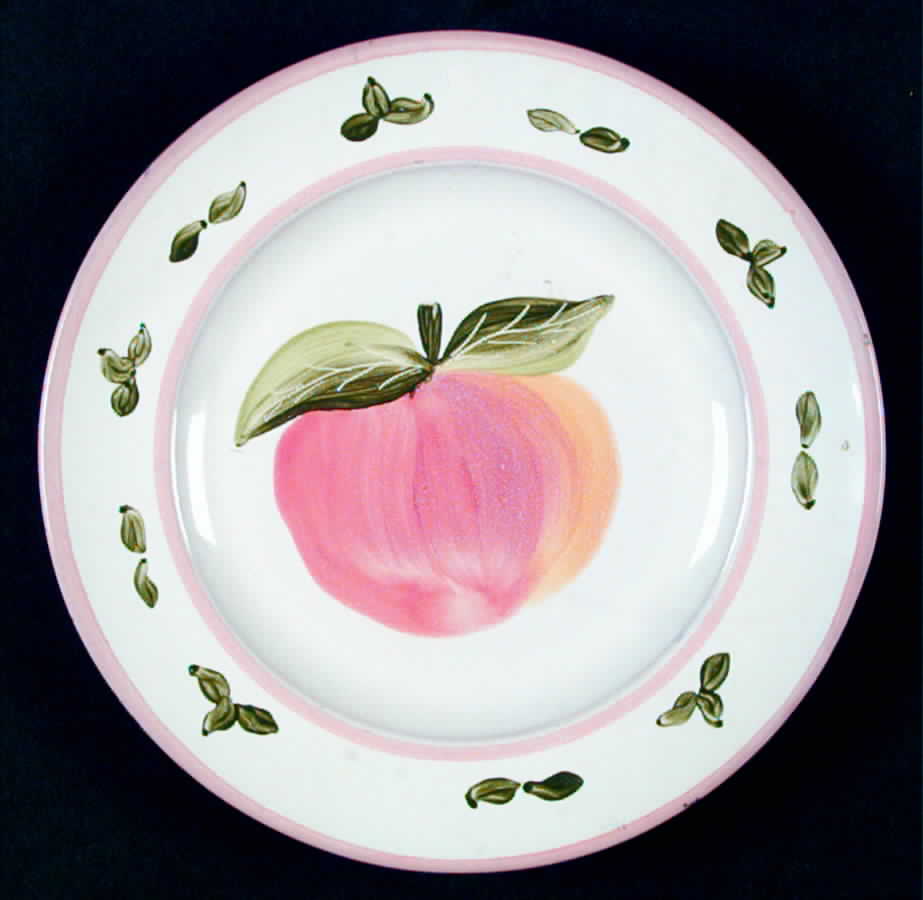Peaches Salad Plate by Block-1