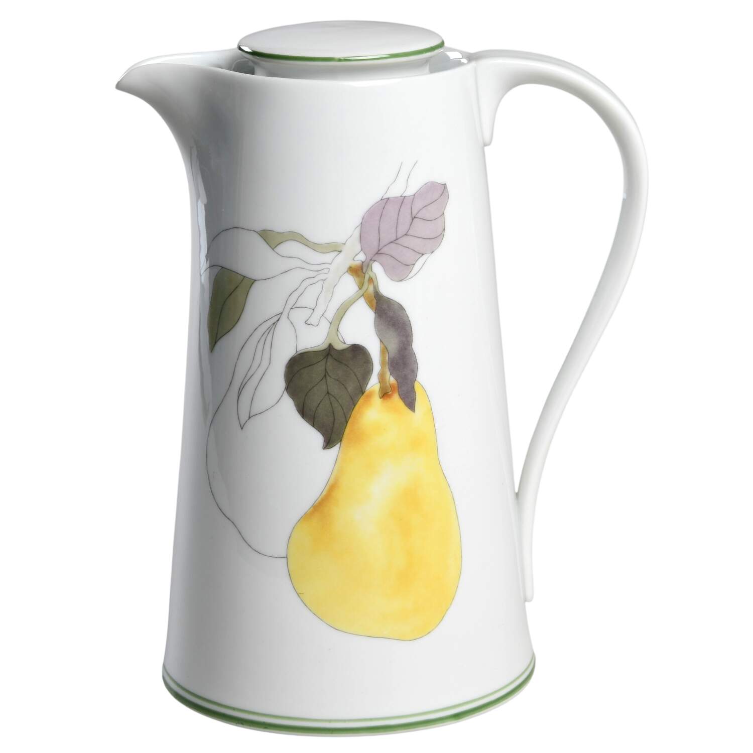 Pear (Rim) Coffee Pot & Lid by Block-1
