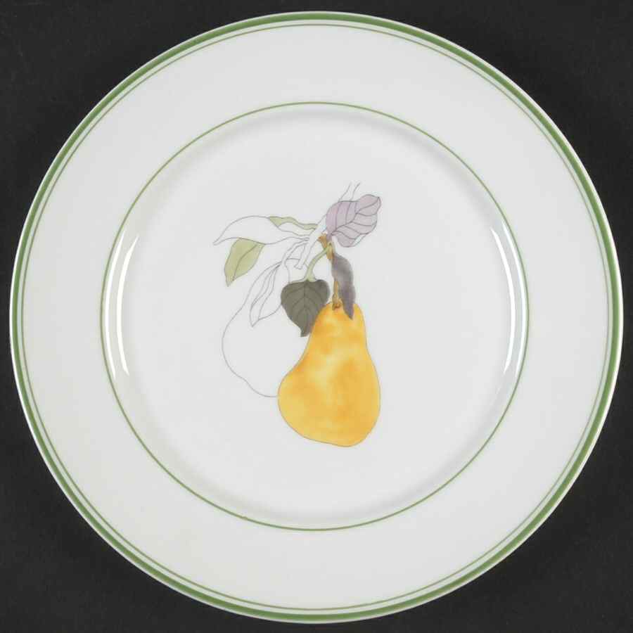 Pear (Rim) Salad Plate by Block-1