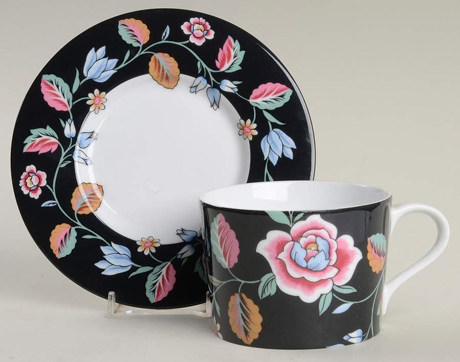 Persia Flat Cup & Saucer Set by Block-1