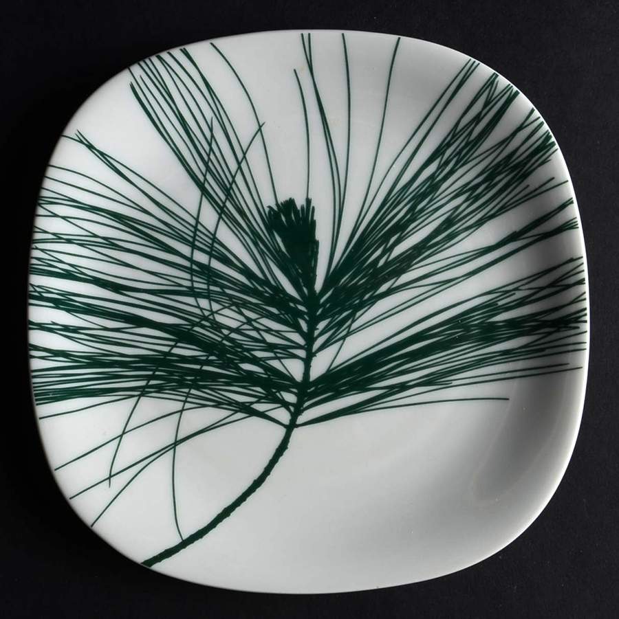 Pine Needles Bread & Butter Plate by Block-1
