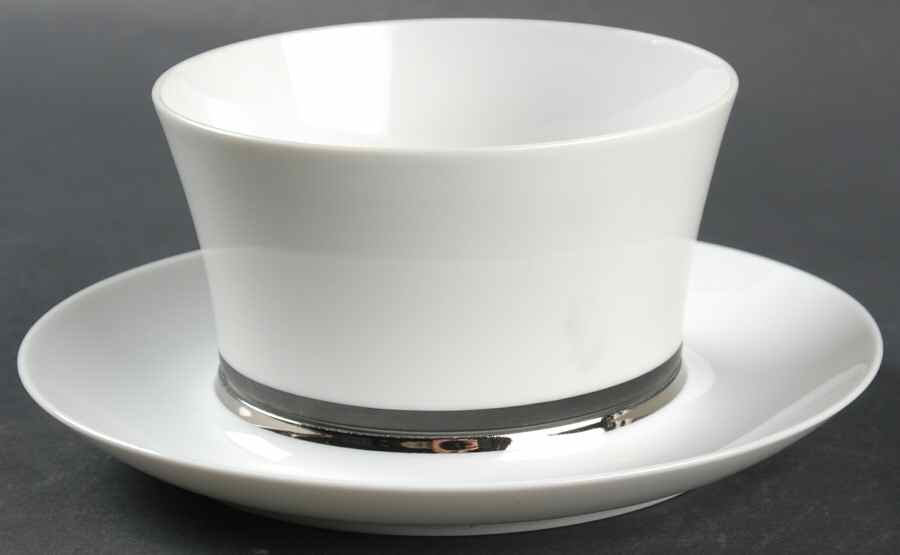 Platino Gravy Boat & Underplate by Block-1