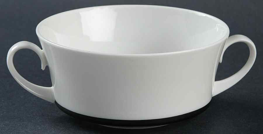 Platino Flat Cream Soup Bowl by Block-1