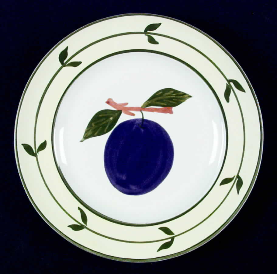 Plums Salad Plate by Block-1