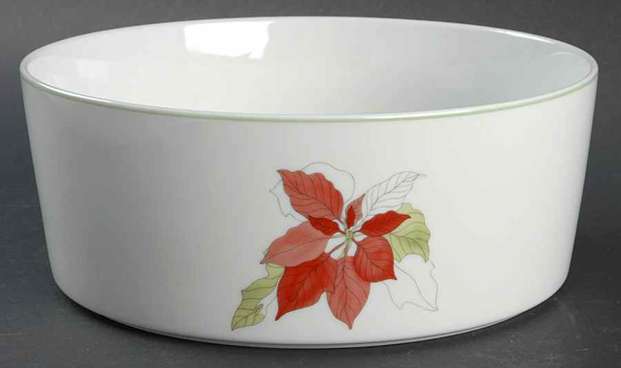 Poinsettia 8" Round Vegetable Bowl by Block-1