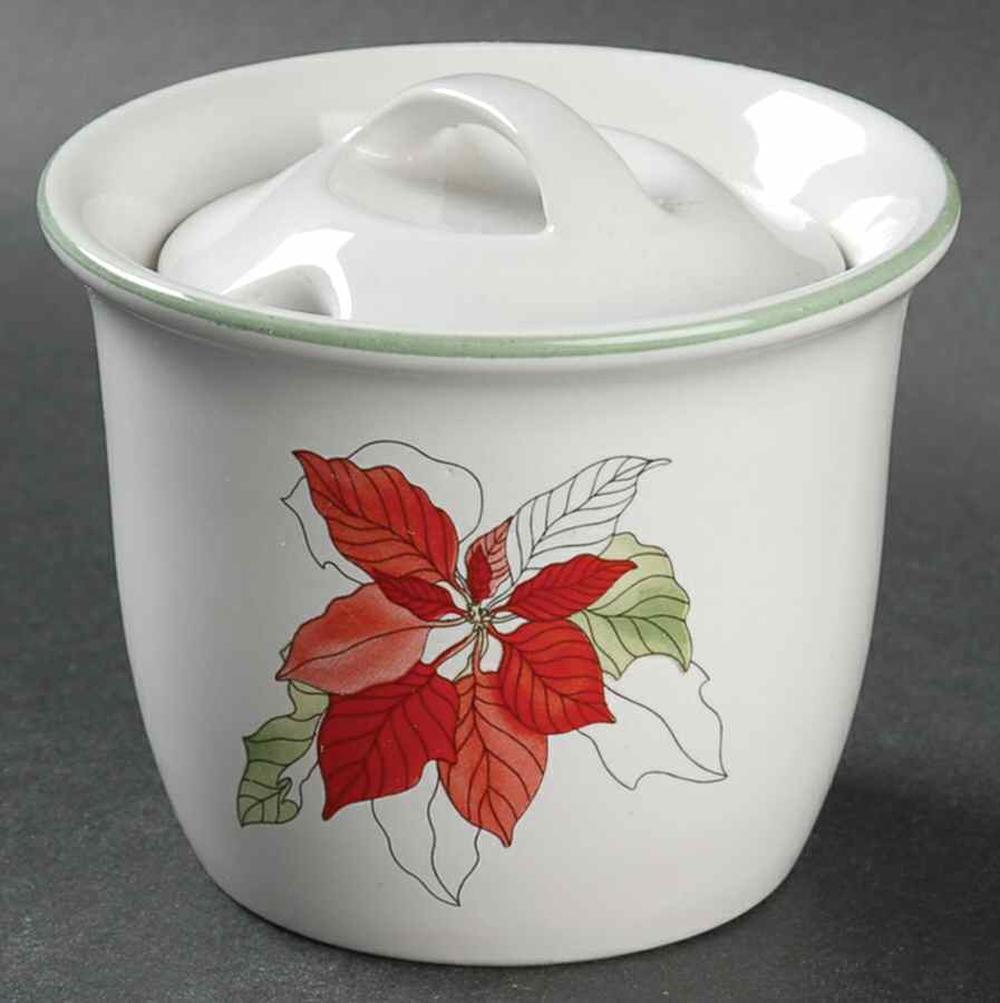 Poinsettia Jam/Jelly & Lid by Block-1