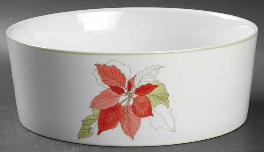 Poinsettia 7" Round Vegetable Bowl by Block-1
