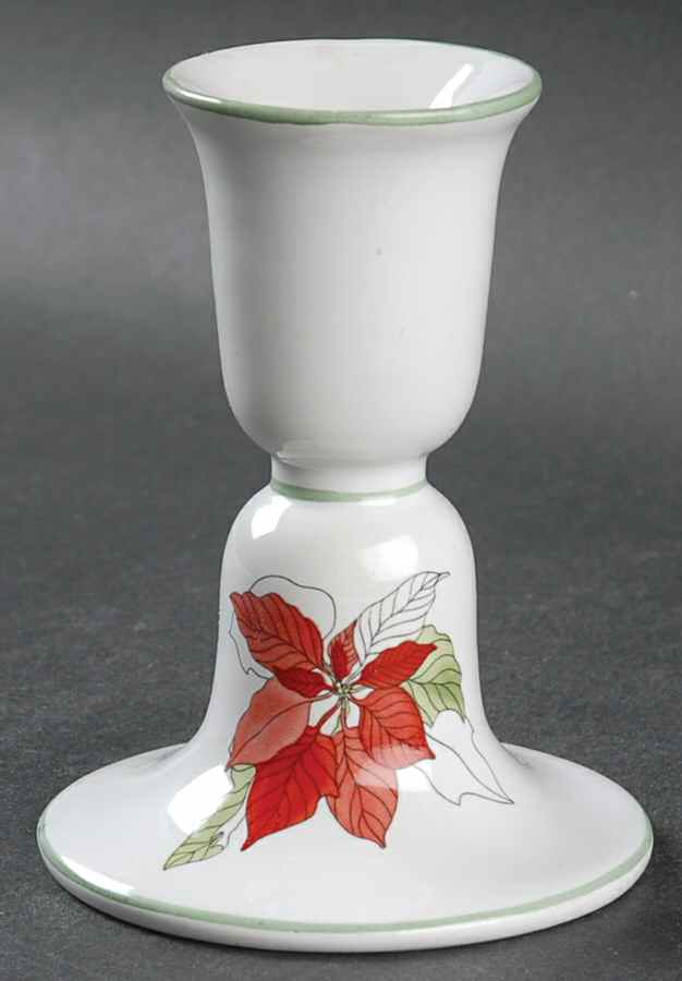 Poinsettia Small Candlestick by Block-1