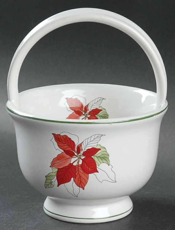 Poinsettia Small Basket by Block-1