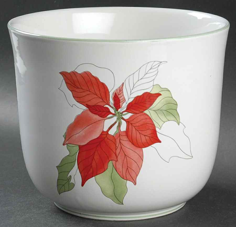Poinsettia Medium Cachepot by Block-1