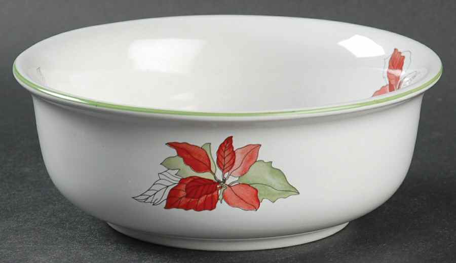 Poinsettia Dip Bowl for Chip & Dip Set by Block-1