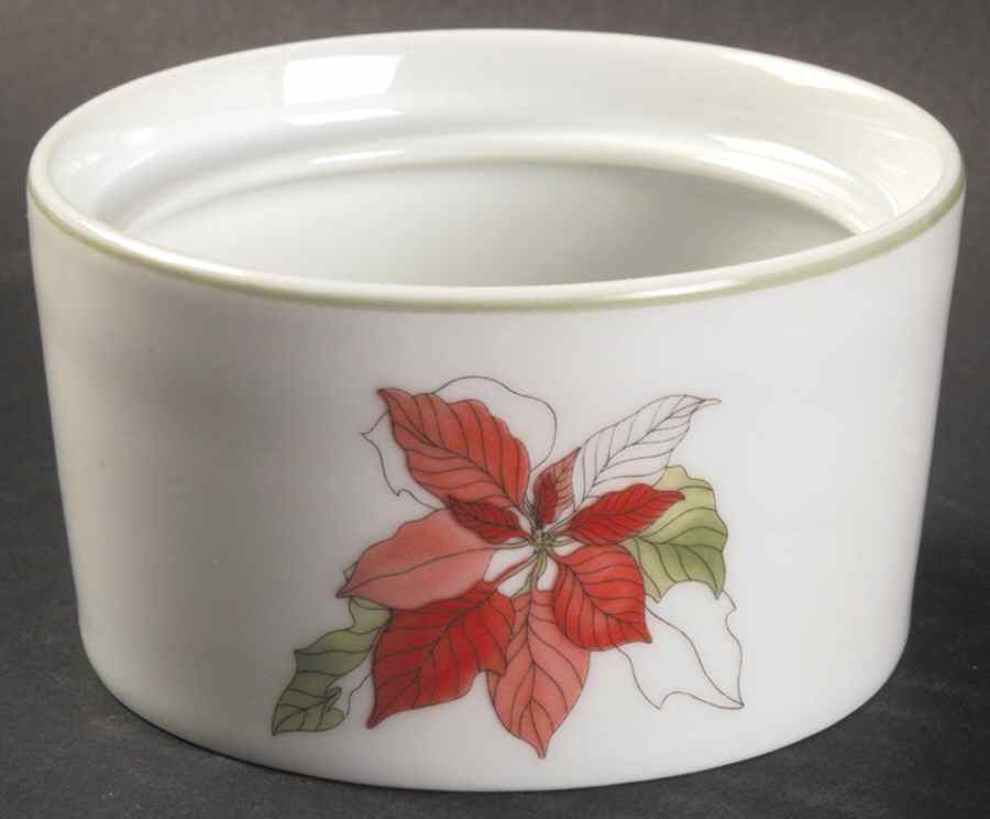 Poinsettia Mini Sugar Bowl No Lid by Block-1