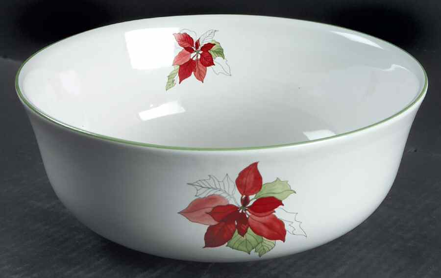 Poinsettia Large Fruit Bowl by Block-1
