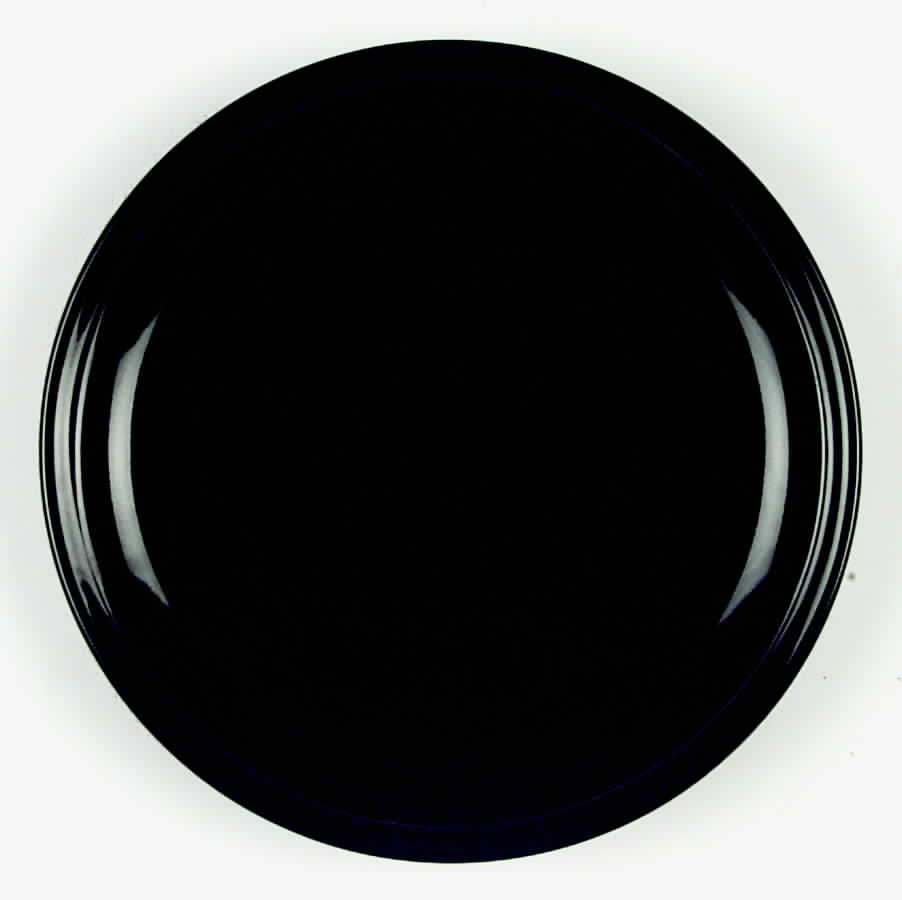 Rainbow Black Dinner Plate by Block-1