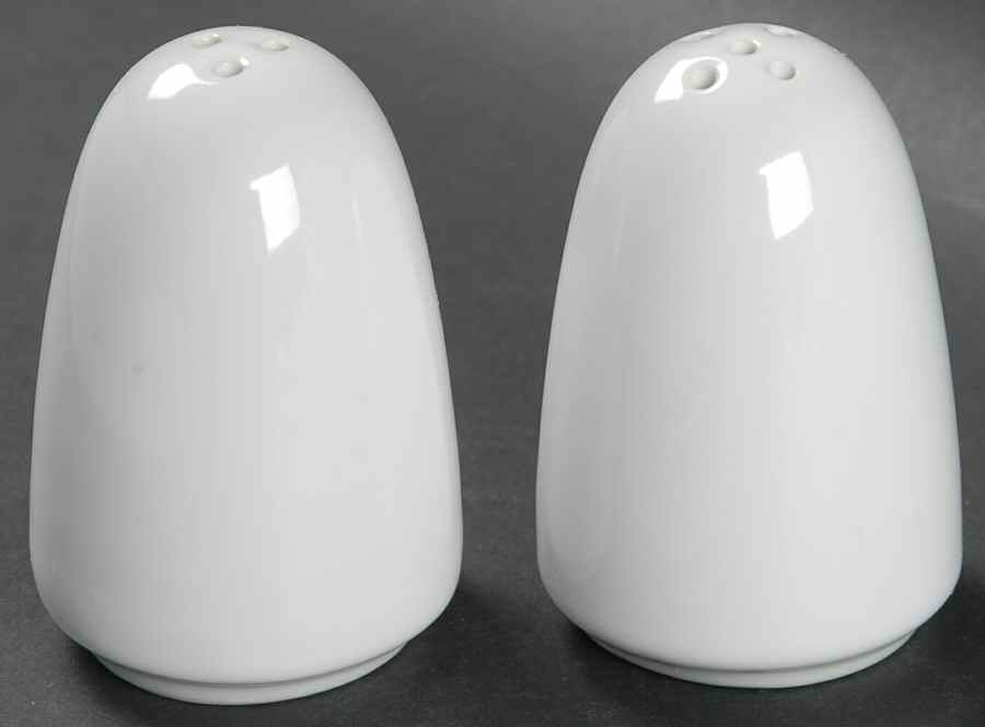 Rainbow White Salt & Pepper Set by Block-1