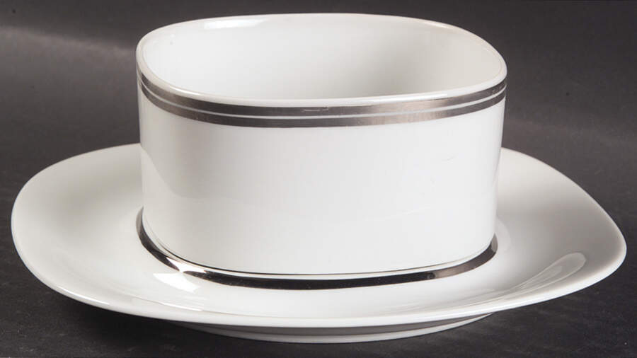 Rings Gravy Boat & Underplate by Block-1