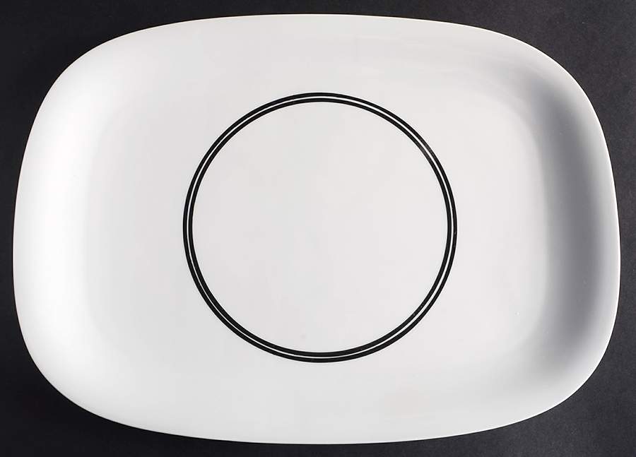 Rings 15" Oval Serving Platter by Block-1