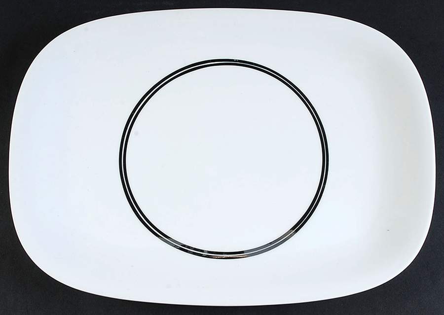Rings 14" Oval Serving Platter by Block-1