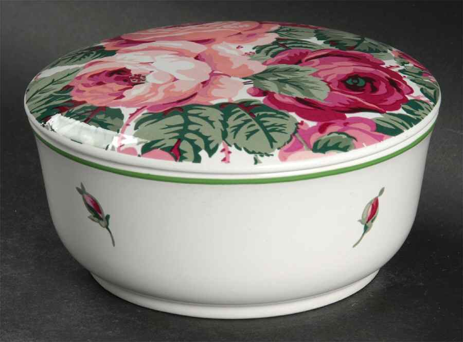 Rose Garden Round Box & Lid by Block-1