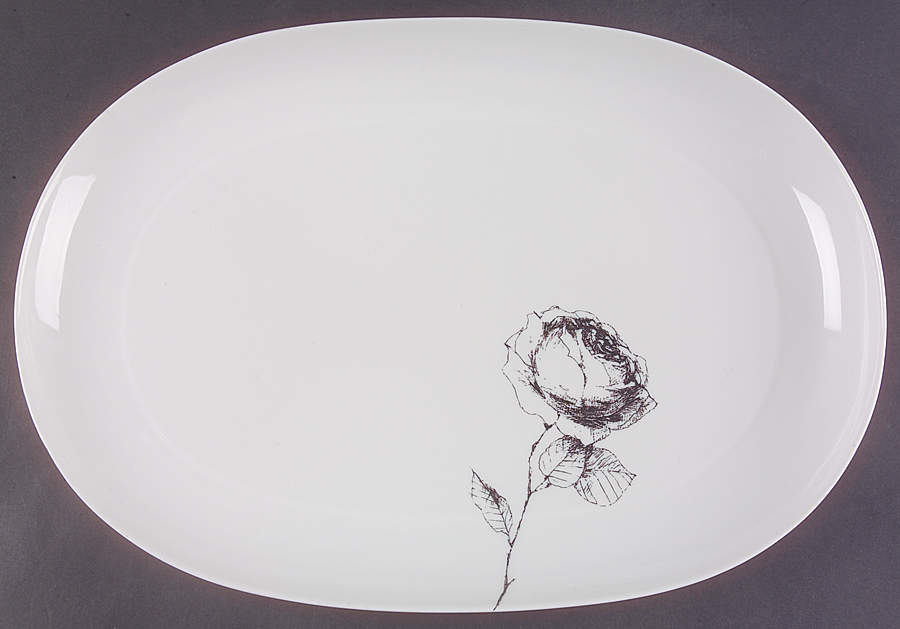 Rosa 16" Oval Serving Platter by Block-1
