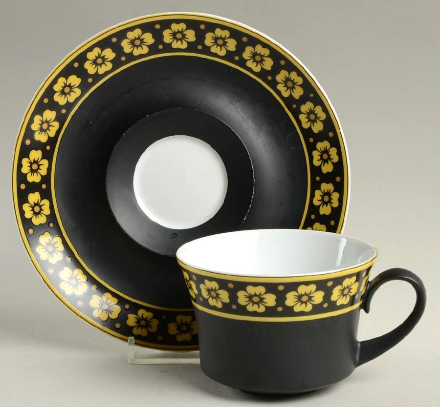 Sevilla Flat Cup & Saucer Set by Block-1