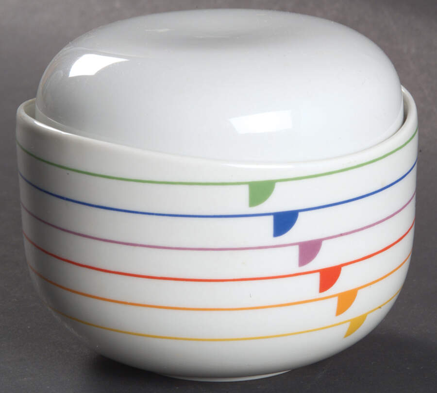 Sextet Sugar Bowl & Lid by Block-1