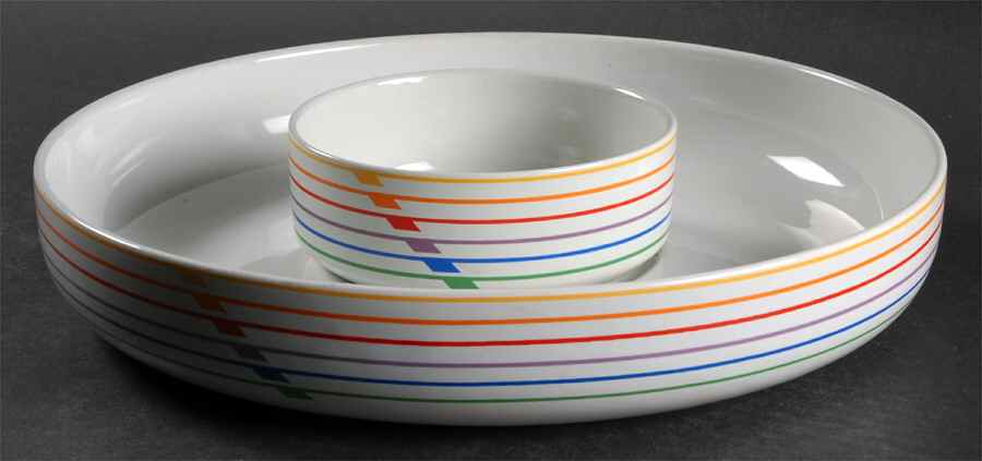 Sextet (2 Piece) Chip & Dip Set by Block-1