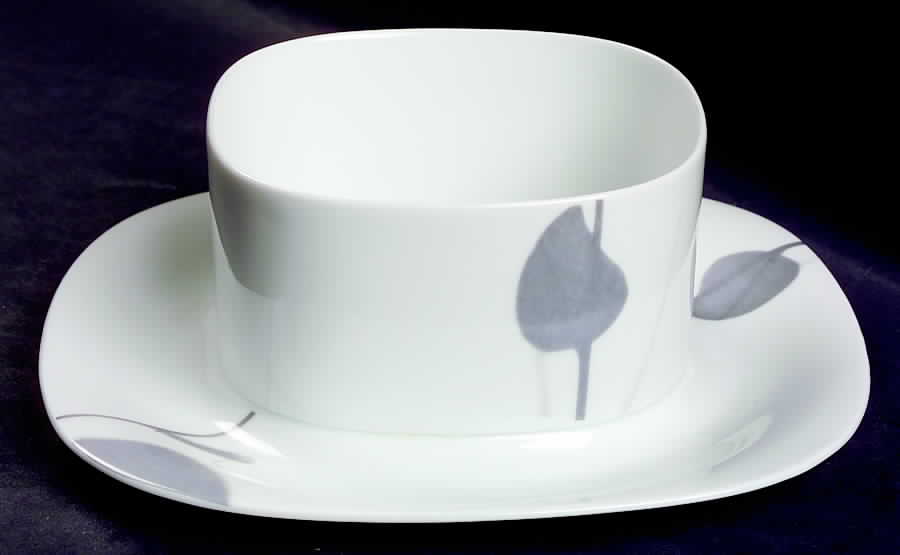 Shadows Gravy Boat with Attached Underplate by Block-1