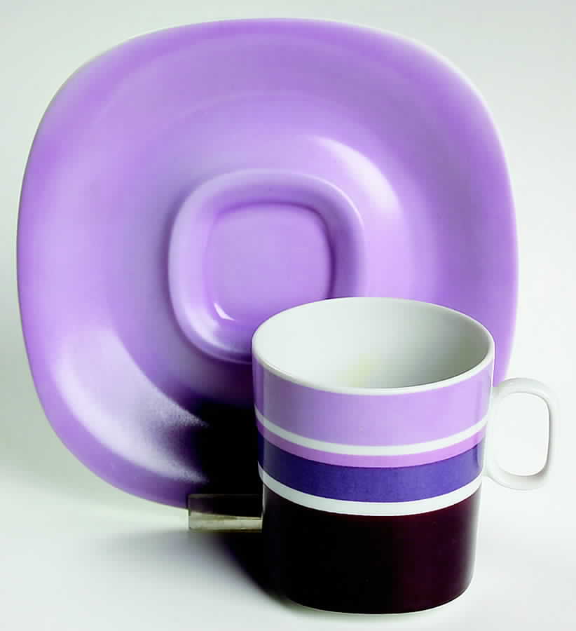 Signal Flat Cup & Saucer Set by Block-1