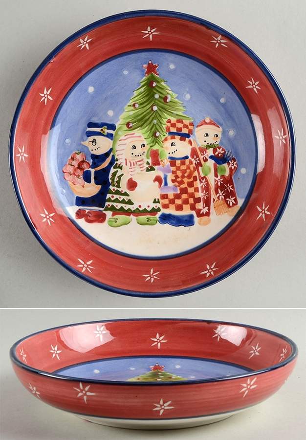 Snow People 8" Individual Pasta Bowl by Block-1