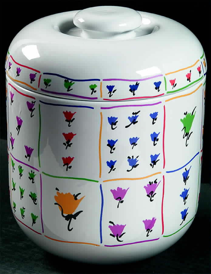 Spring Fields Cookie Jar & Lid by Block-1