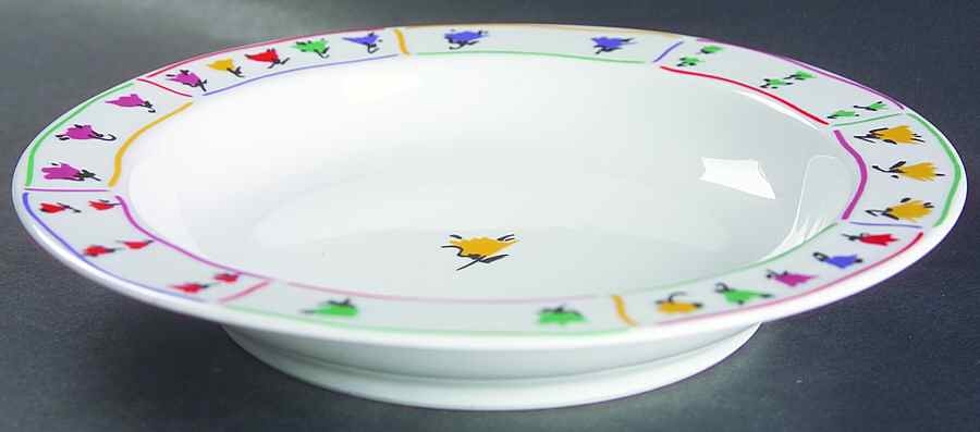 Spring Fields Rim Soup Bowl by Block-1