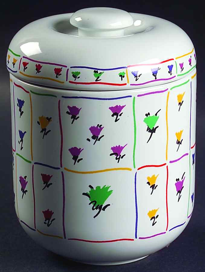 Spring Fields Large Canister & Lid by Block-1