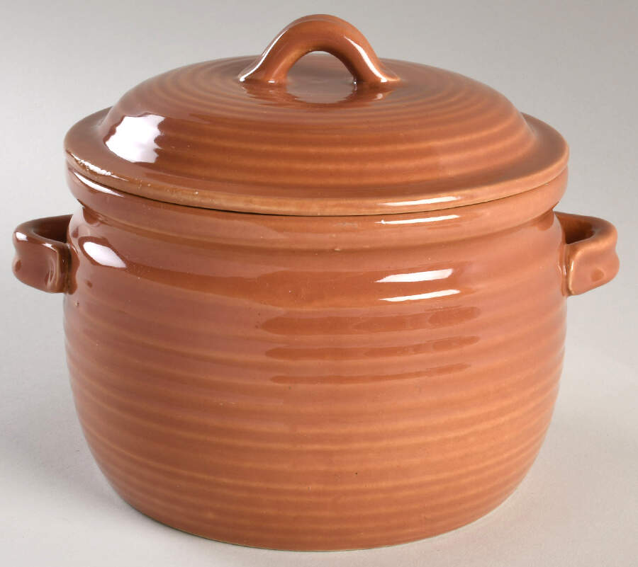 Staccatto Terra Cotta 2 Qt Round Covered Casserole by Block-1