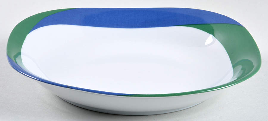 Study In Squares Coupe Soup Bowl by Block-1