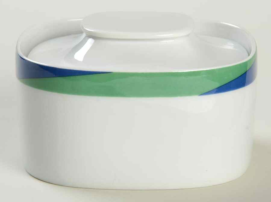 Study In Squares Sugar Bowl & Lid by Block-1