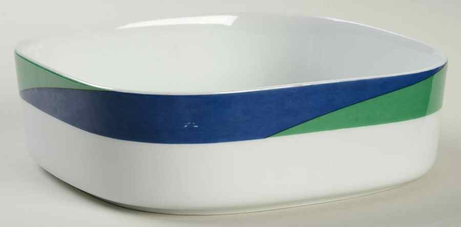 Study In Squares 6" Square Vegetable Bowl by Block-1