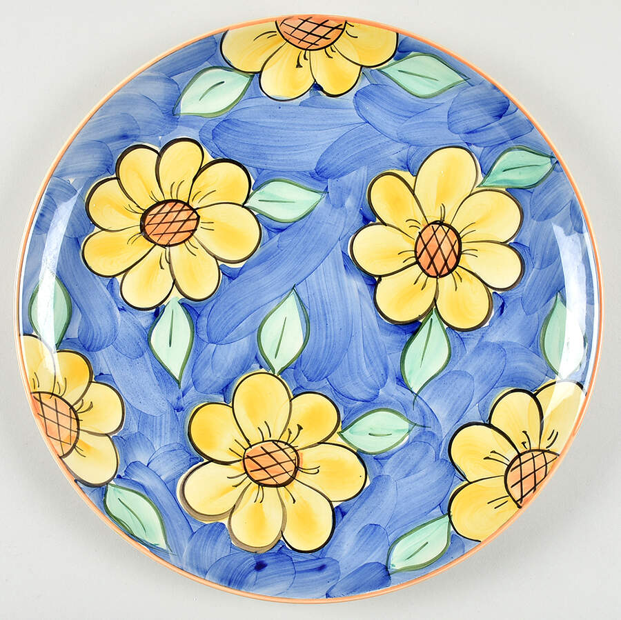 Sunflowers Chop Plate (Round Platter) by Block-1