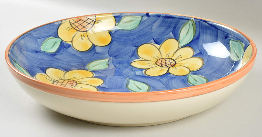 Sunflowers 12" Pasta Serving Bowl by Block-1