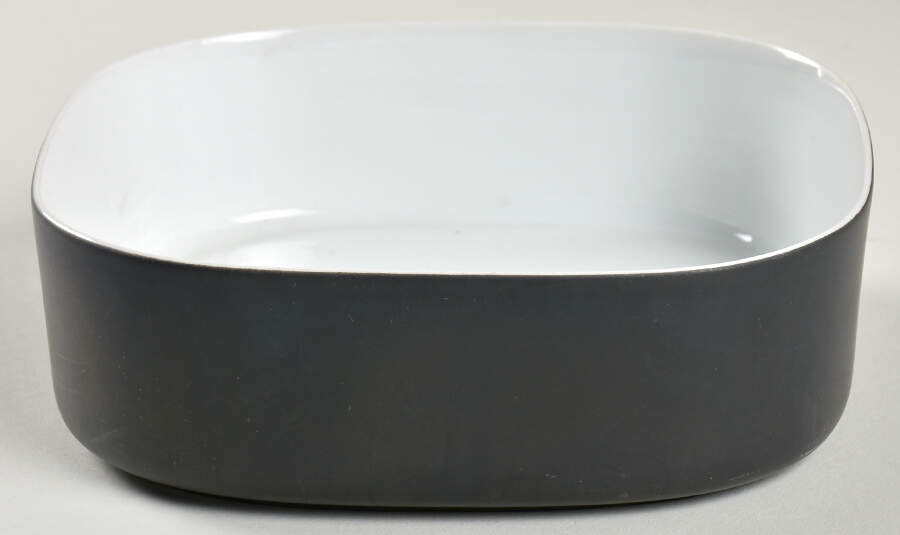 Transition Black 6" Square Vegetable Bowl by Block-1