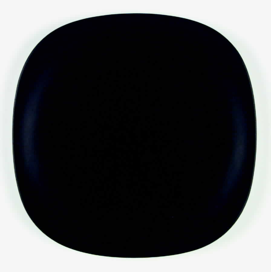 Transition Black Dinner Plate by Block-1