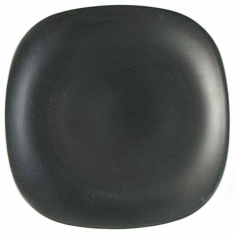 Transition Black Salad Plate by Block-1