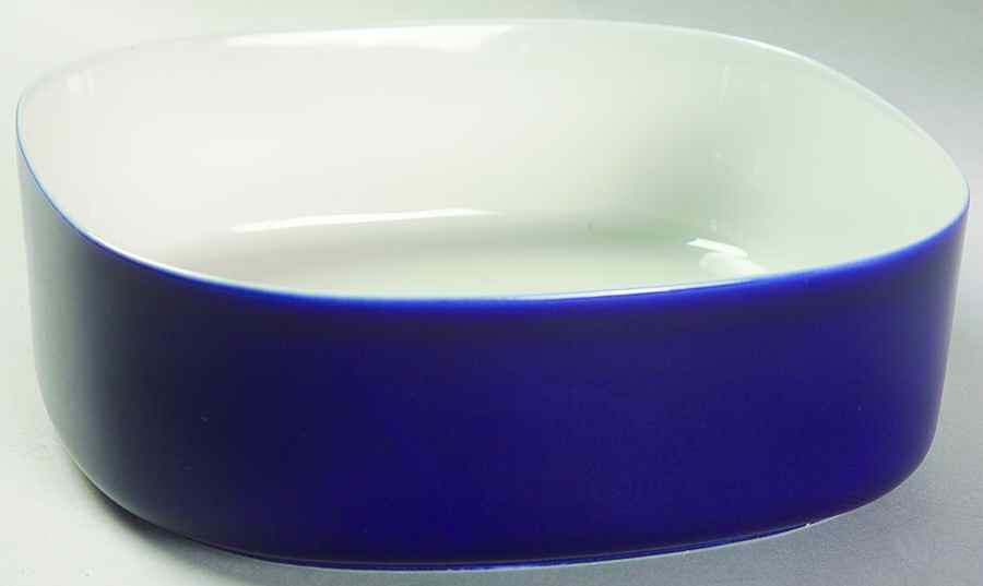 Transition Cobalt Blue 8" Square Vegetable Bowl by Block-1